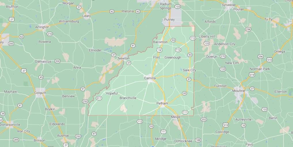 Where in Georgia is Mitchell County