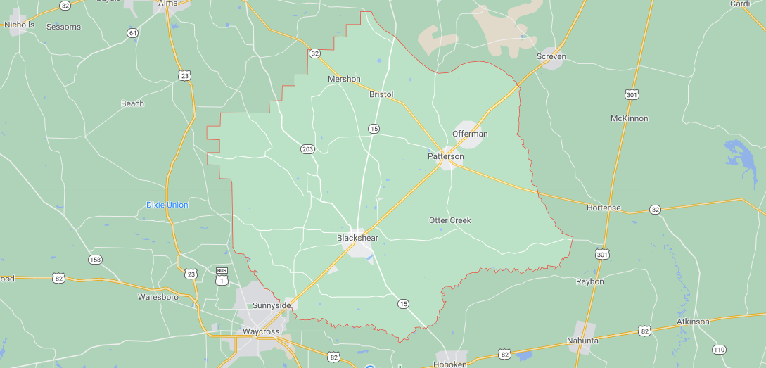 Where in Georgia is Pierce County