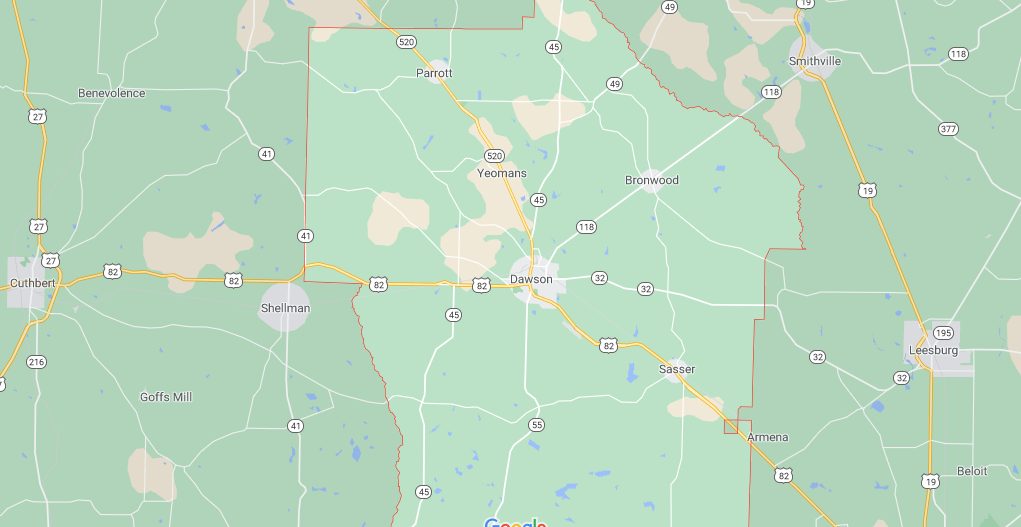 Where in Georgia is Terrell County