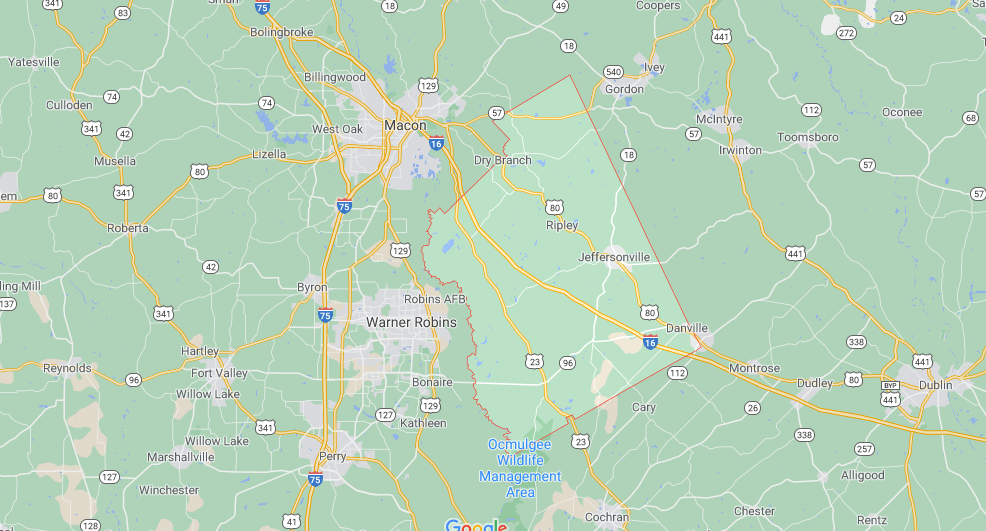 Where in Georgia is Twiggs County