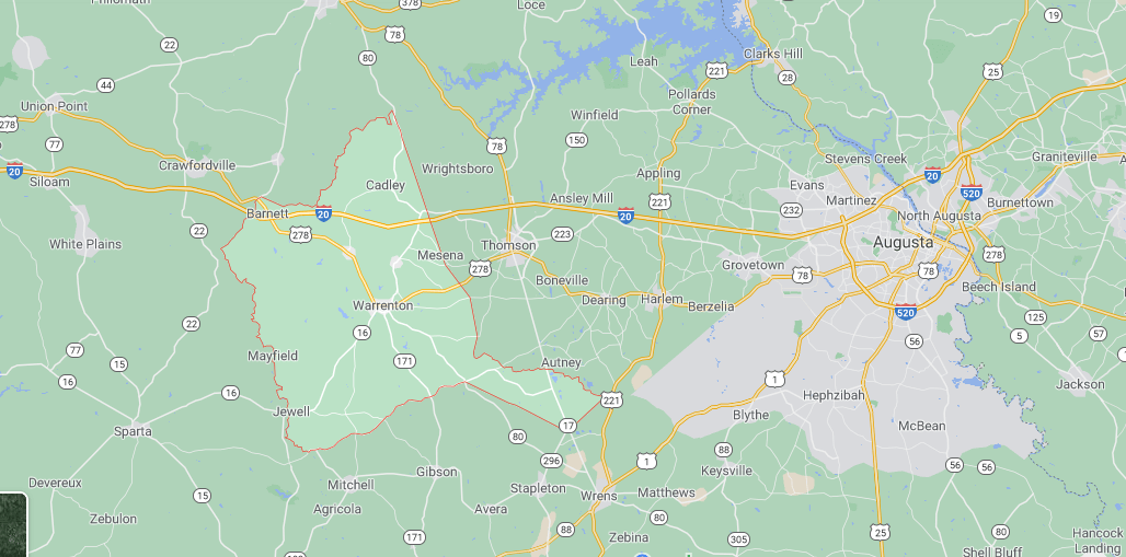 Where in Georgia is Warren County