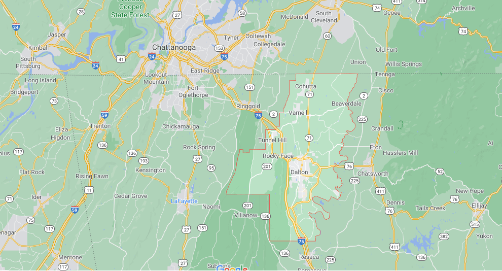 Where in Georgia is Whitfield County