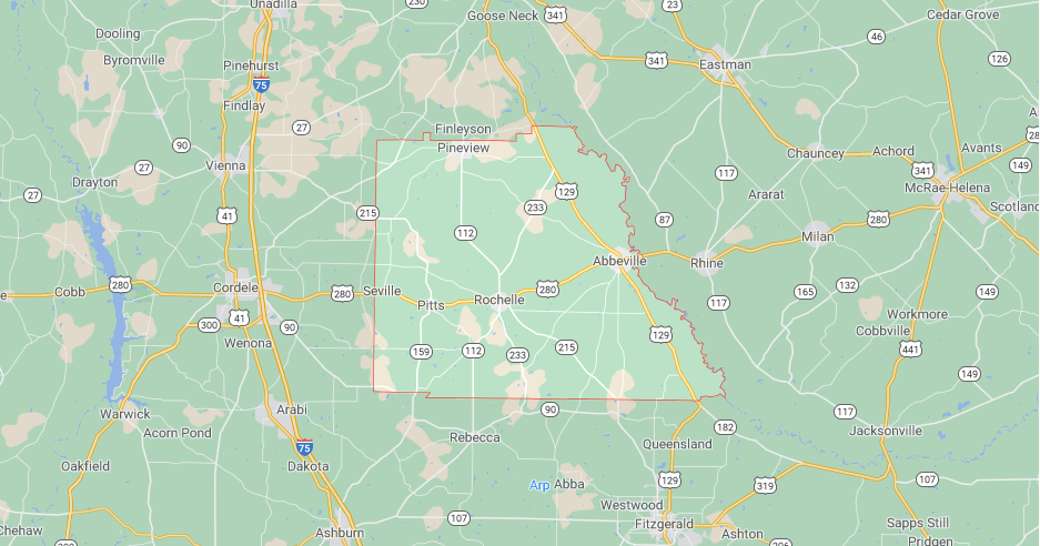 Where in Georgia is Wilcox County