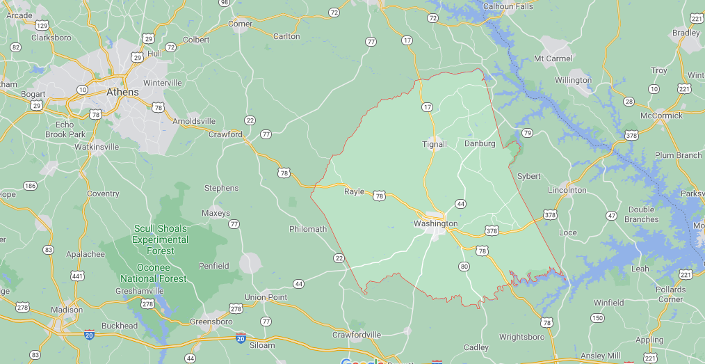 Where in Georgia is Wilkes County