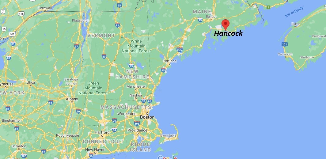 What cities are in Hancock