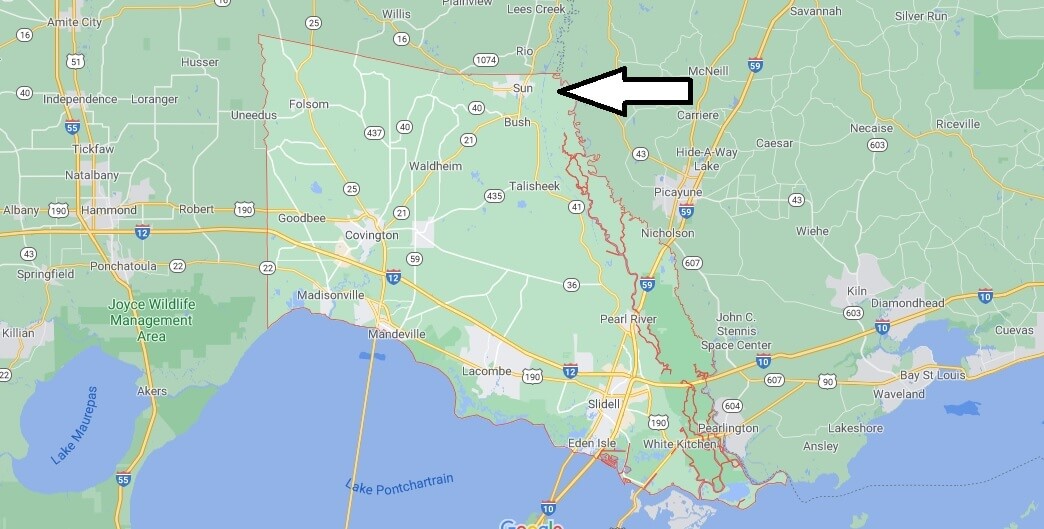 What cities are in St. Tammany Parish