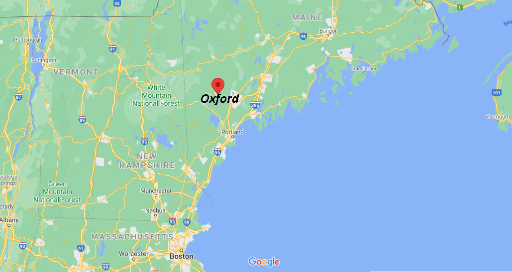 Where in Maine is Oxford County
