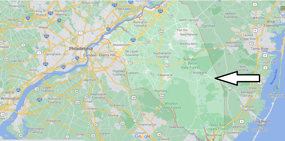 What cities are in Burlington County