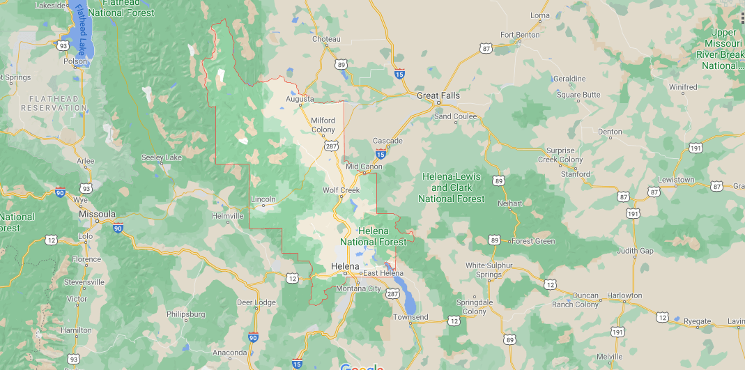 What city is in Lewis and Clark County Montana