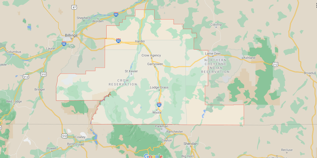 What towns are in Big Horn County