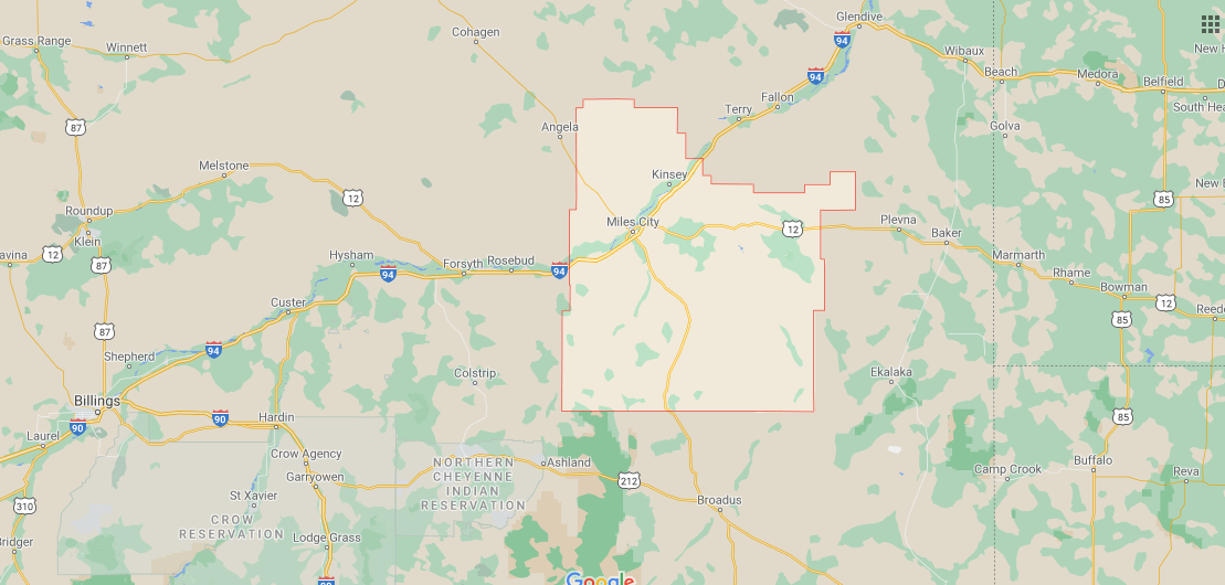 What towns are in Custer County