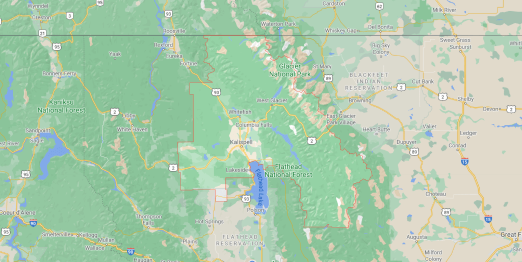 What towns are in Flathead County