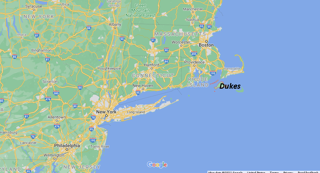 Where in Massachusetts is Dukes County