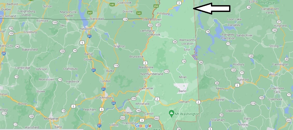Where is Coös County New Hampshire