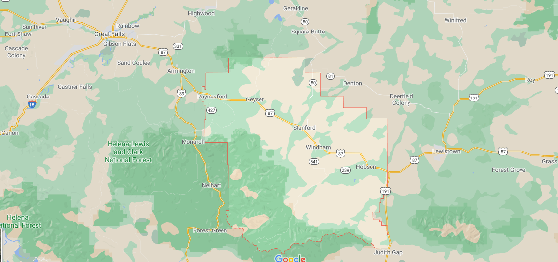 Where is Judith Basin County MT