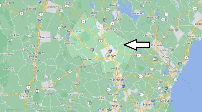 Where is Merrimack County New Hampshire