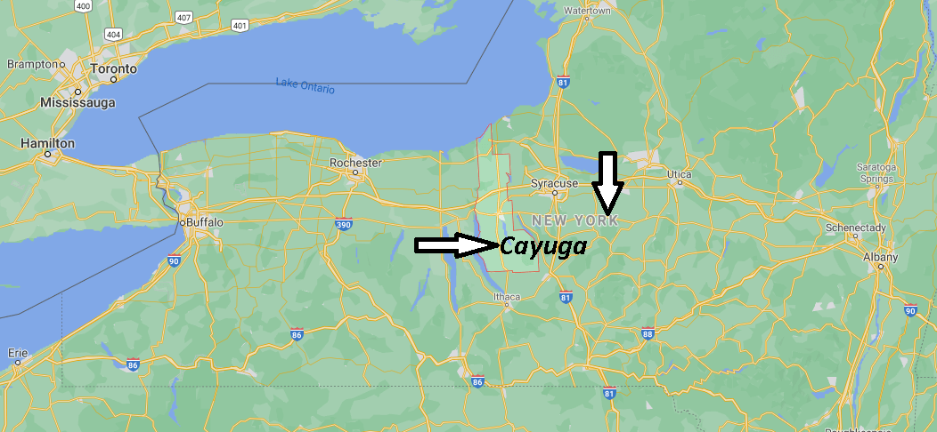What region is Cayuga County in