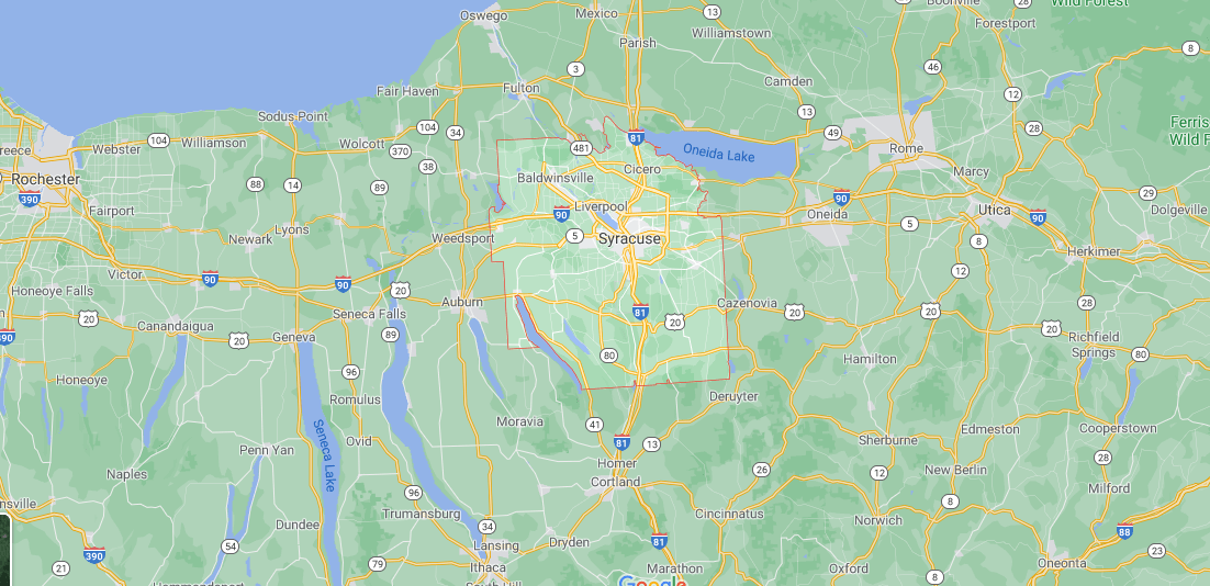 What cities are in Onondaga County