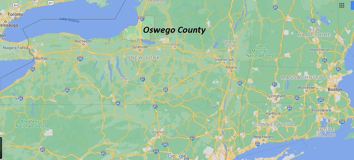 Where is Oswego County in NY State