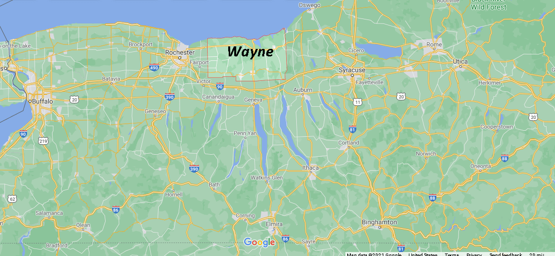 What cities are in Wayne County
