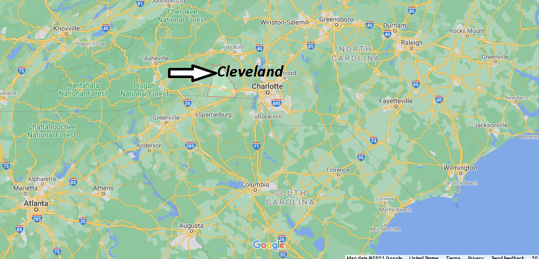 Where is Cleveland County North Carolina