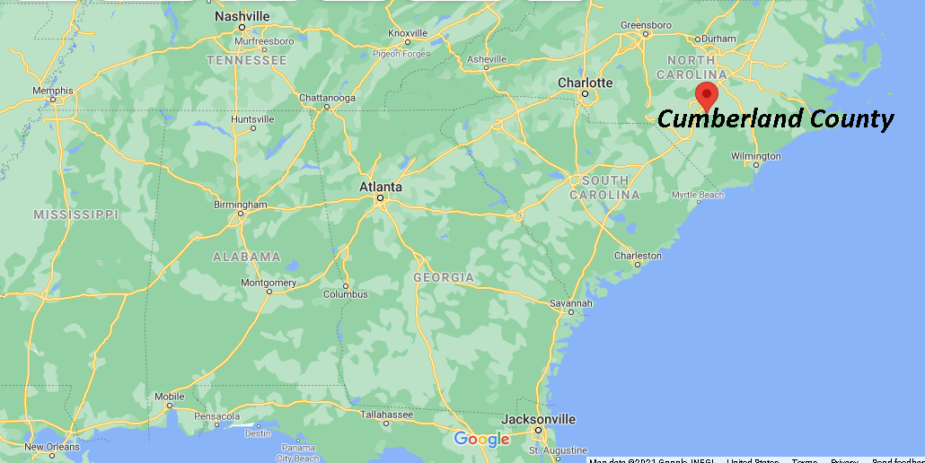 Where is Cumberland County North Carolina