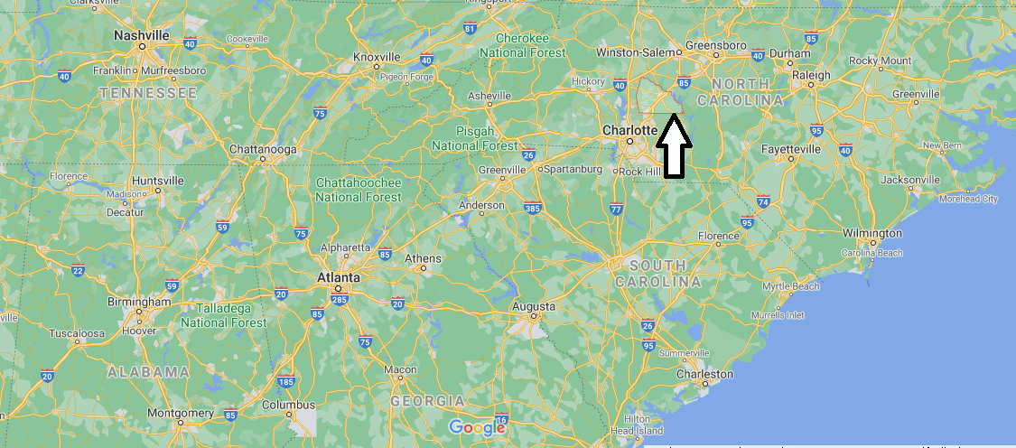 Where is Rowan County North Carolina