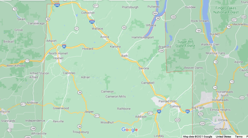 Where is Steuben County New York