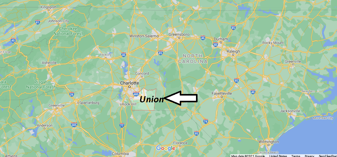 Where is Union County North Carolina
