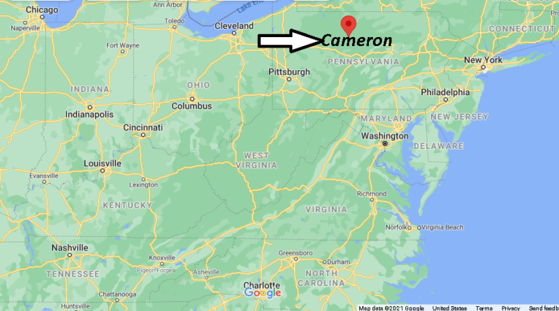 Where is Cameron County Pennsylvania