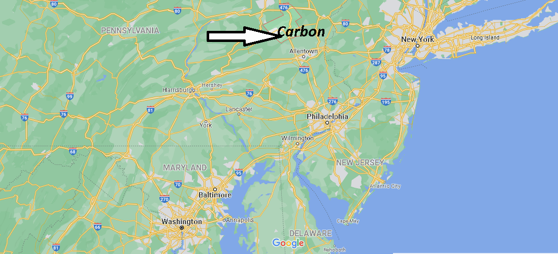 Where is Carbon County Pennsylvania