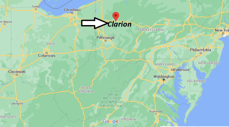 Where is Clarion County Pennsylvania