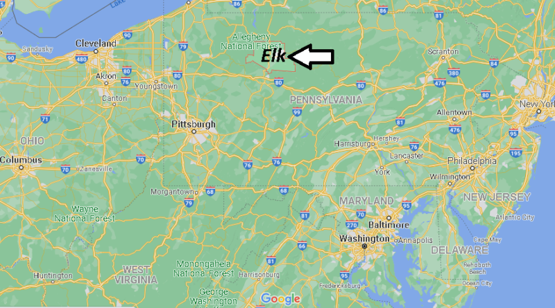 Where is Elk County Pennsylvania