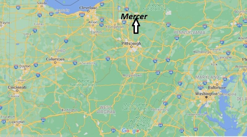 Where is Mercer County Pennsylvania