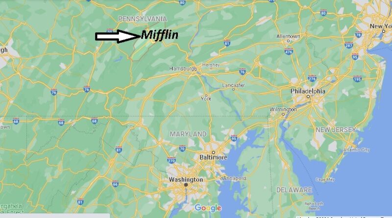 Where is Mifflin County Pennsylvania