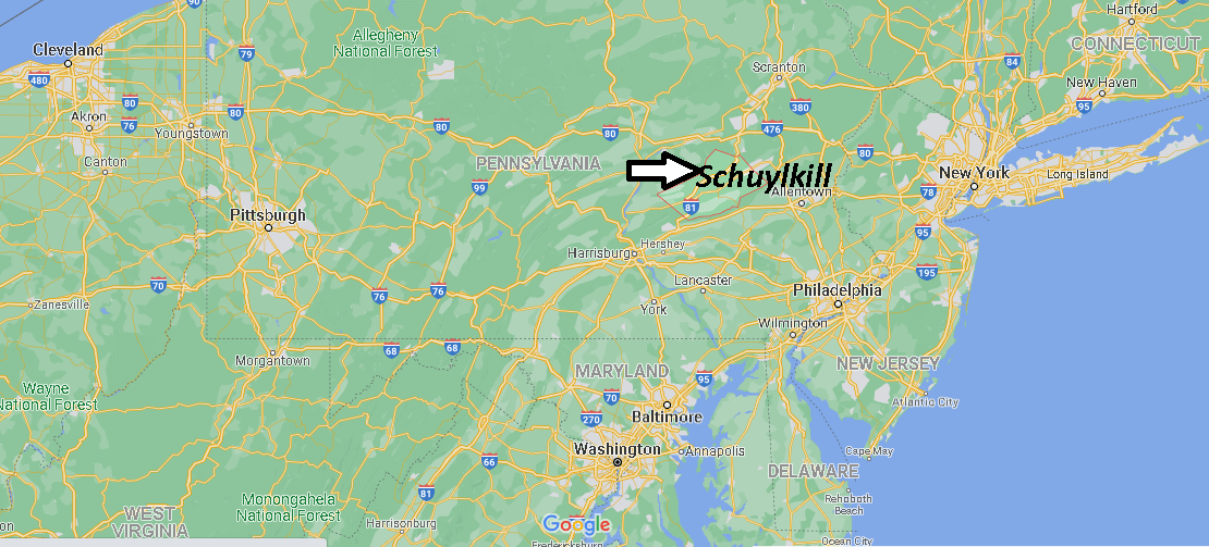 Where is Schuylkill County Pennsylvania