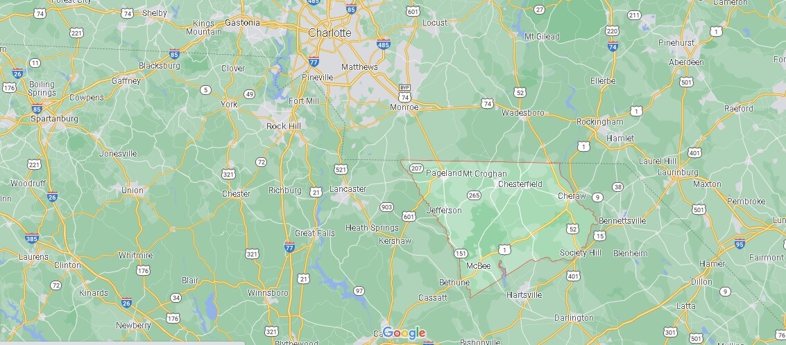 Chesterfield County Map