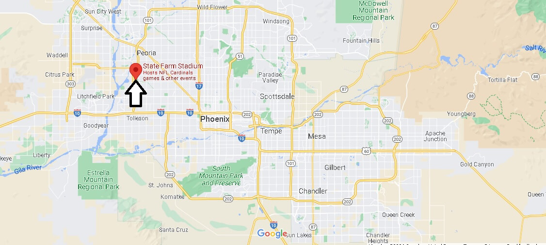 Where is Arizona stadium located