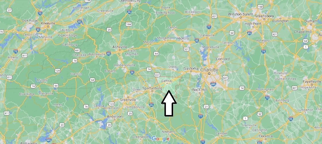 Where is Cherokee County South Carolina