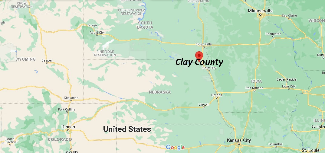 Where is Clay County South Dakota