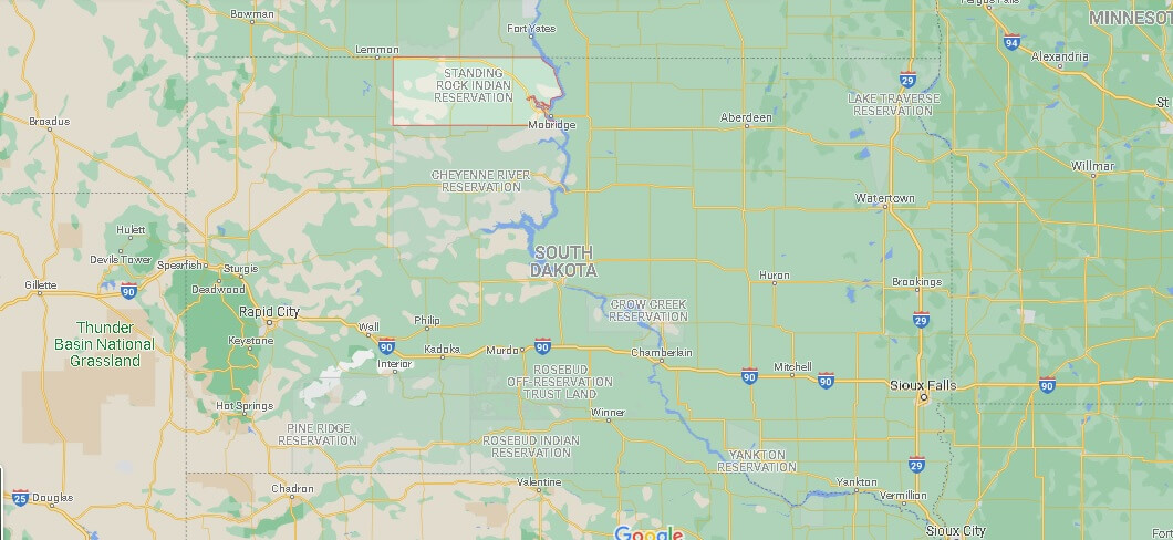 Where is Corson County South Dakota