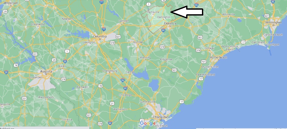 Where is Darlington County South Carolina