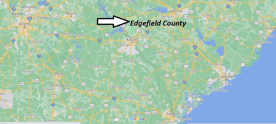 Where is Edgefield County South Carolina