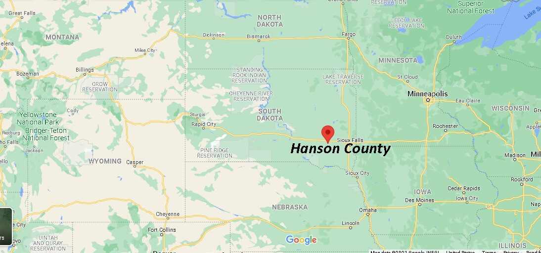 Where is Hanson County South Dakota