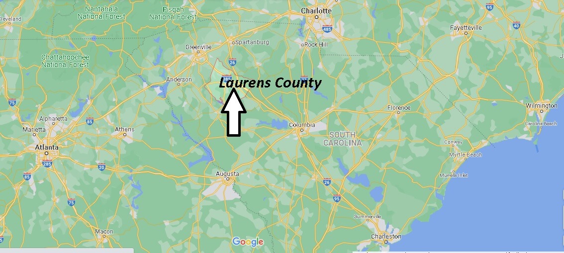 Where is Laurens County South Carolina