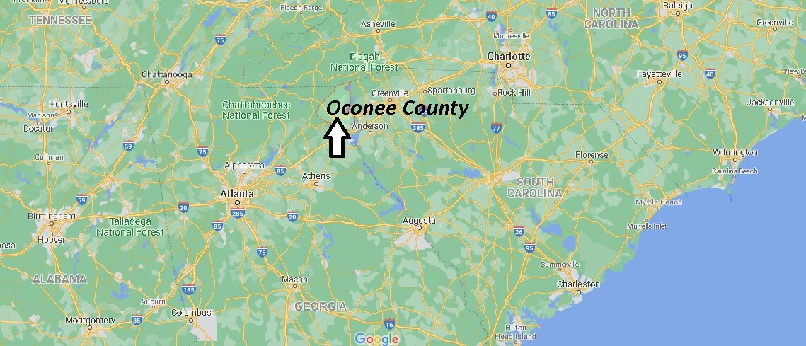 Where is Oconee County South Carolina