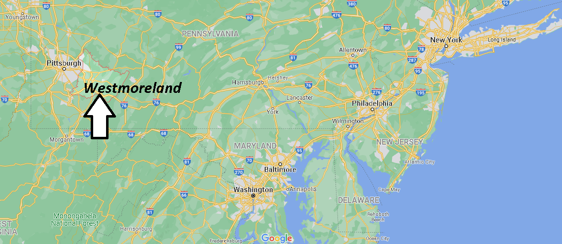 Where is Westmoreland County Pennsylvania