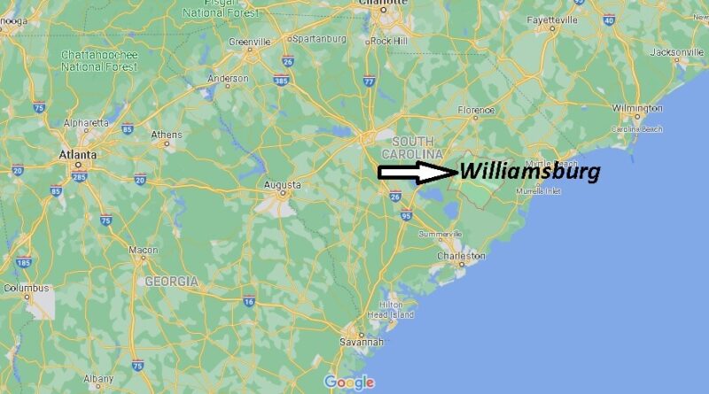 Where is Williamsburg County South Carolina