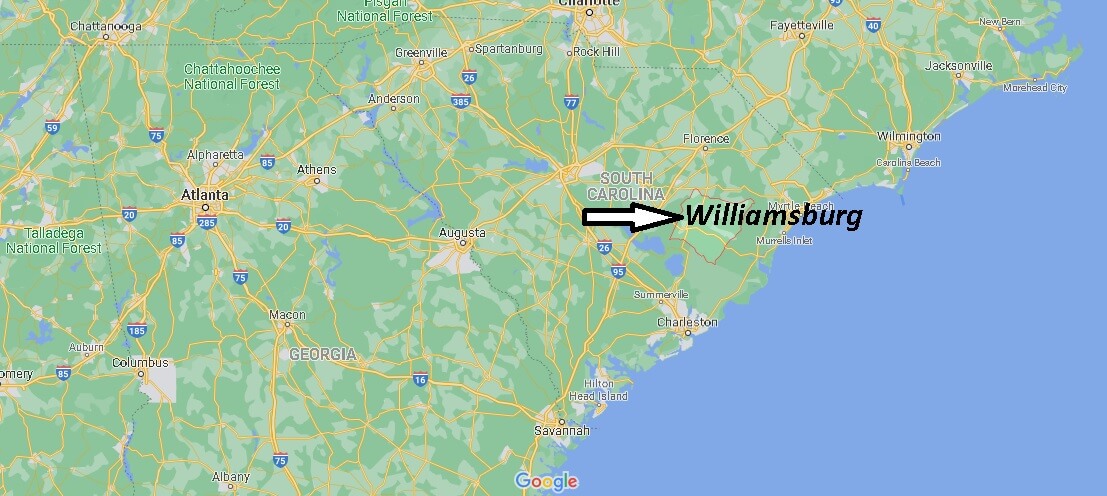 Where is Williamsburg County South Carolina