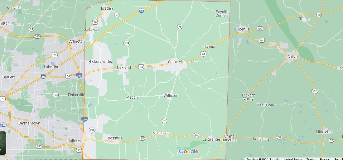 Fayette County Map